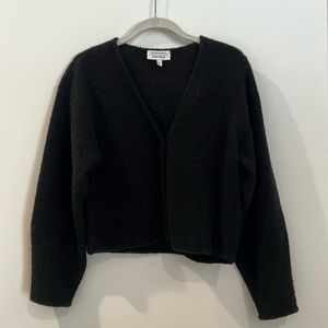 & Other Stories Black Cropped Cardigan, Size Small